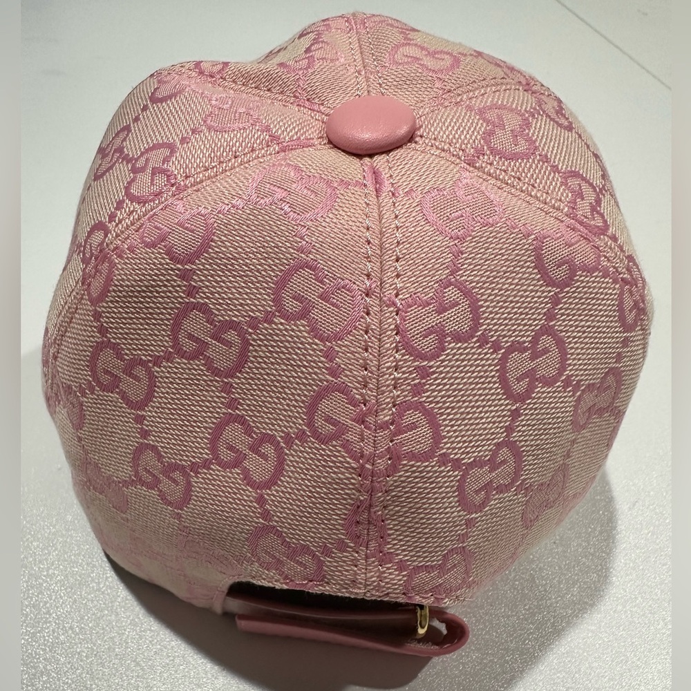 Gucci Hat Iconic Pink GG Pattern Women’s Designer Cap - Picture 3 of 6